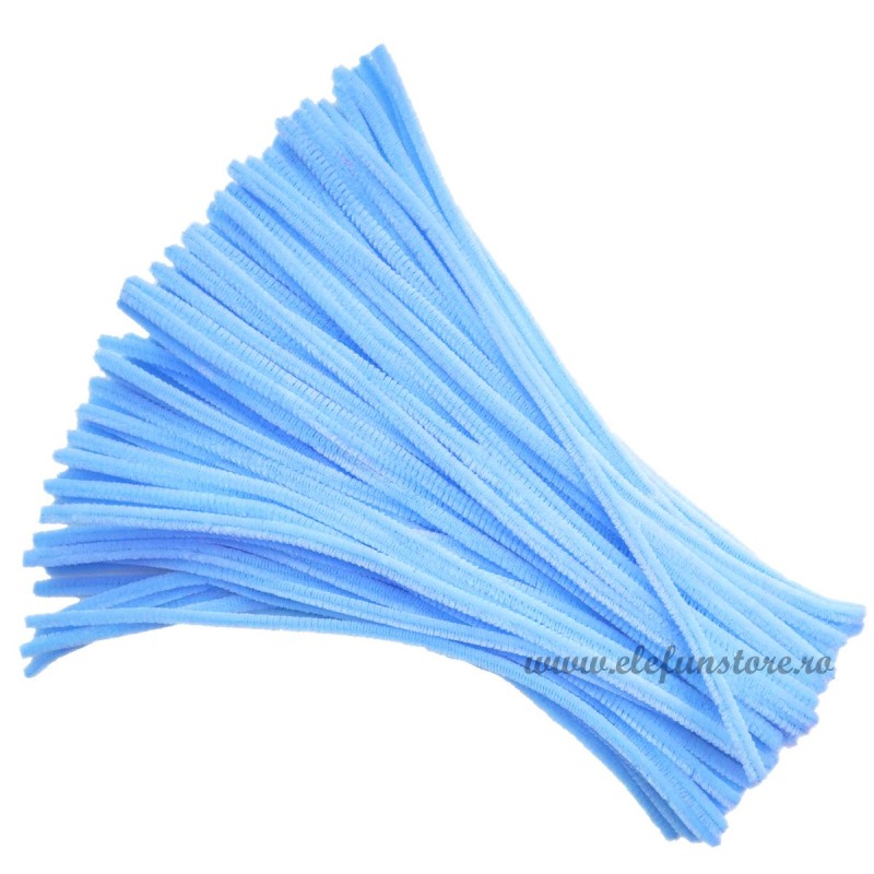 Set 100 Chenille - Sarma Plusata Bleu 30cm*5mm