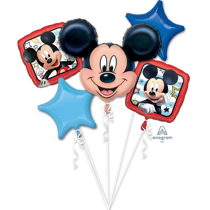 Buchet 5 Baloane Mickey Mouse Anagram