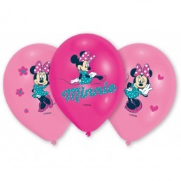 Set 6 Baloane Asortate Minnie Mouse Anagram 28 cm