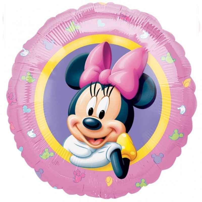 Balon Rotund Minnie Mouse Anagram 45 cm